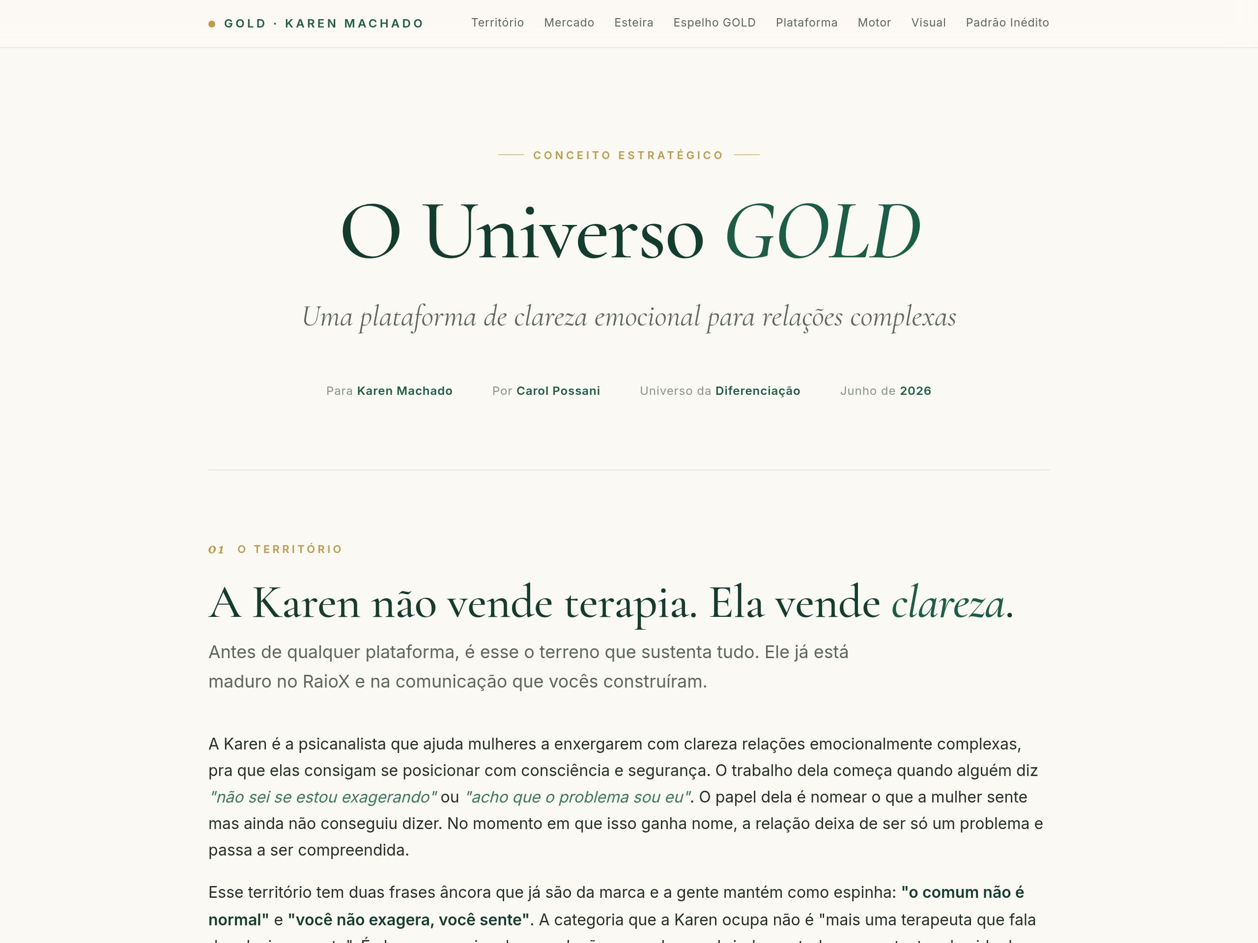 Projeto GOLD